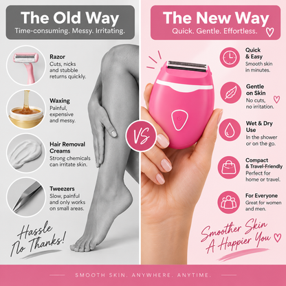GlowGlide™ Women’s Electric Body Shaver